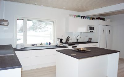 Suvun hirsitalosta kuoriutui helmi keskelle kylää