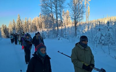 Kestävä kehitys ja pakkanen puhuttivat Erasmus+ -väkeä