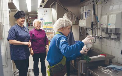 Kintauden koulun emännät mahdollistivat oppilaiden kansainvälisen ruokaviikon