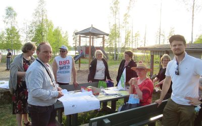Olkkolaan kesälampaita ja uusi puisto