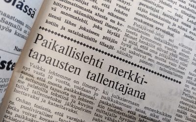 Koko kylän oma lehti syntyi 60 vuotta sitten tiedottamisen tarpeesta